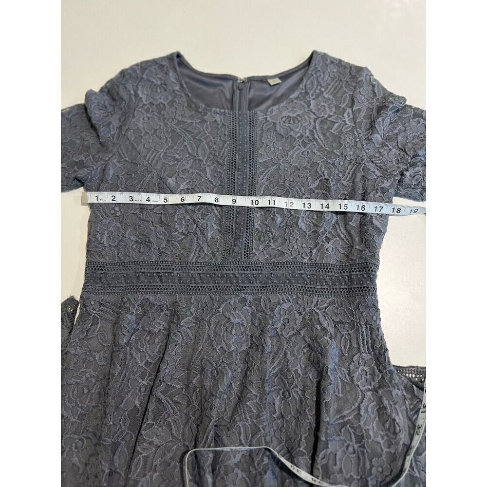 Lauren Conrad Vintage Inspired Lace Embroidered Fairy Dress Cottagecore Retro 12 - Picture 5 of 7